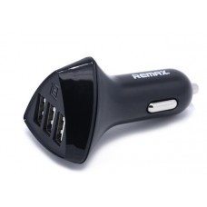 Автомобільний ЗП Remax Alien 3хUSB, 4.2A black 