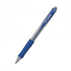 Ручка шариковая автоматическая синяя Uni LAKNOCK fine 0.7мм (SN-100.(07).Blue)