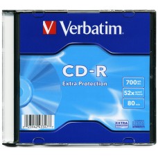CD-R Диск 700MB Verbatim Slim 1шт