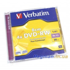 DVD+RW Диск 1.4GB Verbatim 1шт