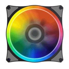 Вентилятор для корпусу 120мм RGB підсвічування гумові