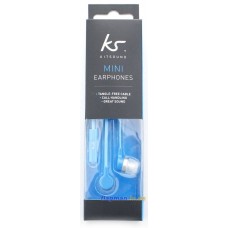 Гарнитура KitSound Entry Mini In-Ear Headphones with Mic Blue (KSMINIBL)