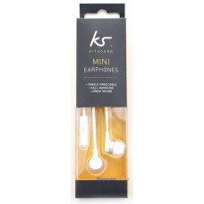 Гарнитура KitSound Entry Mini In-Ear Headphones with Mic White (KSMINIWH)