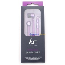 Гарнитура KitSound Ribbons earphones purple (KSRIBPU)