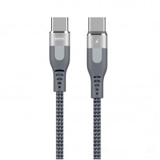 Кабель Remax Super PD Fast Type-C to Type-C Data/Charge 1M, silver 