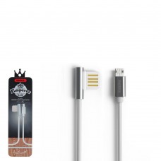 Кабель USB2.0 - microUSB2.0 AM/BM 1м Remax Emperior Silver (RC-054m)