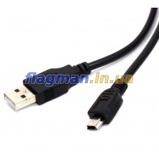 Кабель USB2.0 - miniUSB2.0 AM/BM 0,9м