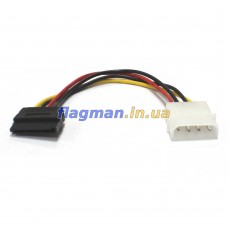Кабель живлення MOLEX - SATA 0.15м
