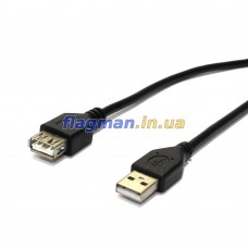Кабель-подовжувач USB2.0 AM/AF 1.8м