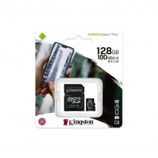 Карта пам'яті MicroSDXC 128GB Canvas Select Plus 100R A1 C10 C Kingston (SDCS2/128GB)