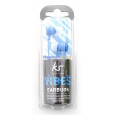Наушники KitSound Vibes Earphones Blue (KSVIBBL)