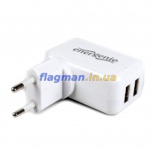 Зарядное устройство 2xUSB EnerGenie 2.1Ah EG-UC-AC1