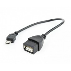 Перехідник USB2.0 - microUSB2.0 OTG F/M 0.15м