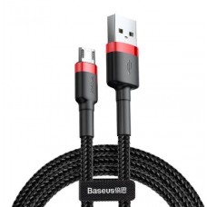Кабель Baseus Сafule USB to Micro 2.4A, 1м, red+black