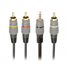 Кабель 3xRCA - 4pin mini-jack Male-Male 1.5м