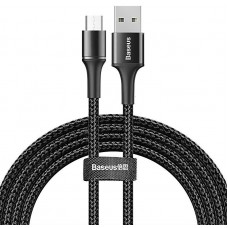 Кабель Baseus Halo Data Cable USB For Micro 2A 2m Black