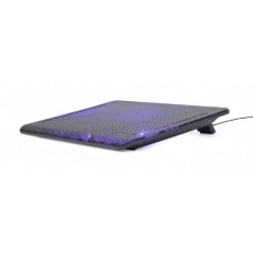 Подставка для ноутбука 15,6" 2x125 mm fan black