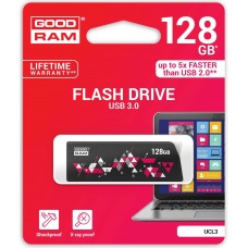 128GB USB3.0 Flash Накопитель Goodram UCL3 Cl!ck Black