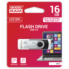 16GB USB3.0 Flash пам'ять GOODRAM UTS3 Twister Black